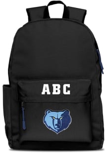 Memphis Grizzlies Black Personalized Monogram Campus Backpack