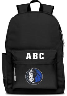 Dallas Mavericks Black Personalized Monogram Campus Backpack