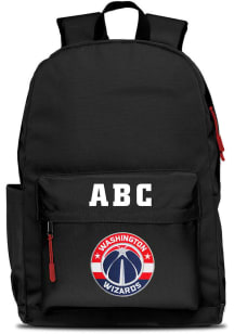 Washington Wizards Black Personalized Monogram Campus Backpack