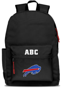 Buffalo Bills Black Personalized Monogram Campus Backpack