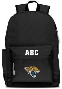 Jacksonville Jaguars Black Personalized Monogram Campus Backpack
