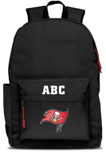 Tampa Bay Buccaneers Black Personalized Monogram Campus Backpack