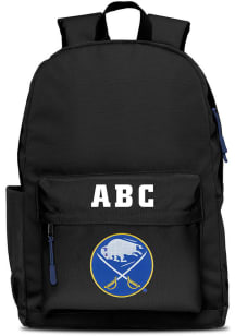 Buffalo Sabres Black Personalized Monogram Campus Backpack