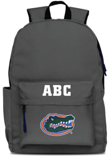 Florida Gators Grey Personalized Monogram Campus Backpack