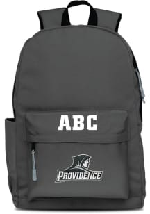 Providence Friars Grey Personalized Monogram Campus Backpack