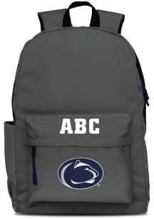 Penn State Nittany Lions Grey Personalized Monogram Campus Backpack