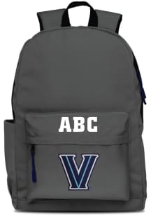 Villanova Wildcats Grey Personalized Monogram Campus Backpack