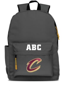 Cleveland Cavaliers Grey Personalized Monogram Campus Backpack