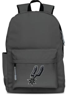 San Antonio Spurs Grey Personalized Monogram Campus Backpack