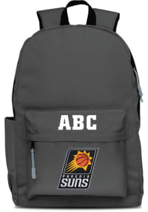 Phoenix Suns Grey Personalized Monogram Campus Backpack