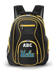 UCLA Bruins Black Personalized Monogram Premium Backpack