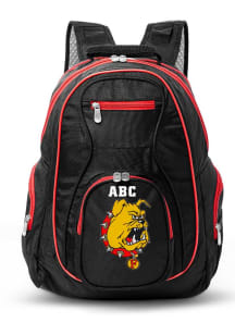 Ferris State Bulldogs Black Personalized Monogram Premium Backpack