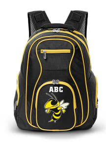 GA Tech Yellow Jackets Black Personalized Monogram Premium Color Trim Backpack