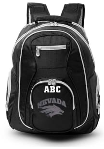 Nevada Wolf Pack Black Personalized Monogram Premium Backpack
