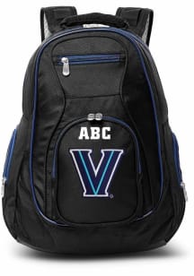 Villanova Wildcats Black Personalized Monogram Premium Backpack