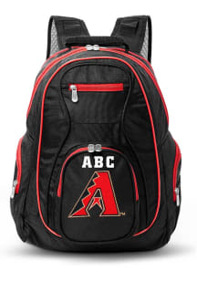 Arizona Diamondbacks Black Personalized Monogram Premium Backpack