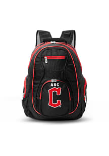 Cleveland Guardians Black Personalized Monogram Premium Backpack