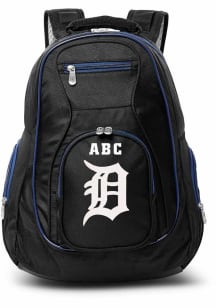 Detroit Tigers Black Personalized Monogram Premium Backpack