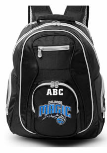 Orlando Magic Black Personalized Monogram Premium Backpack