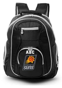 Phoenix Suns Black Personalized Monogram Premium Backpack