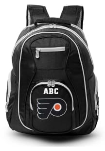 Philadelphia Flyers Black Personalized Monogram Premium Backpack