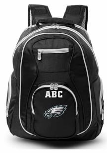 Philadelphia Eagles Black Personalized Monogram Premium Backpack
