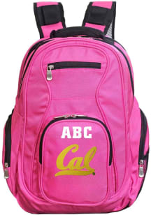 Cal Golden Bears Pink Personalized Monogram Premium Backpack