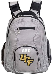 UCF Knights Grey Personalized Monogram Premium Backpack