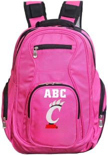 Cincinnati Bearcats Pink Personalized Monogram Premium Backpack