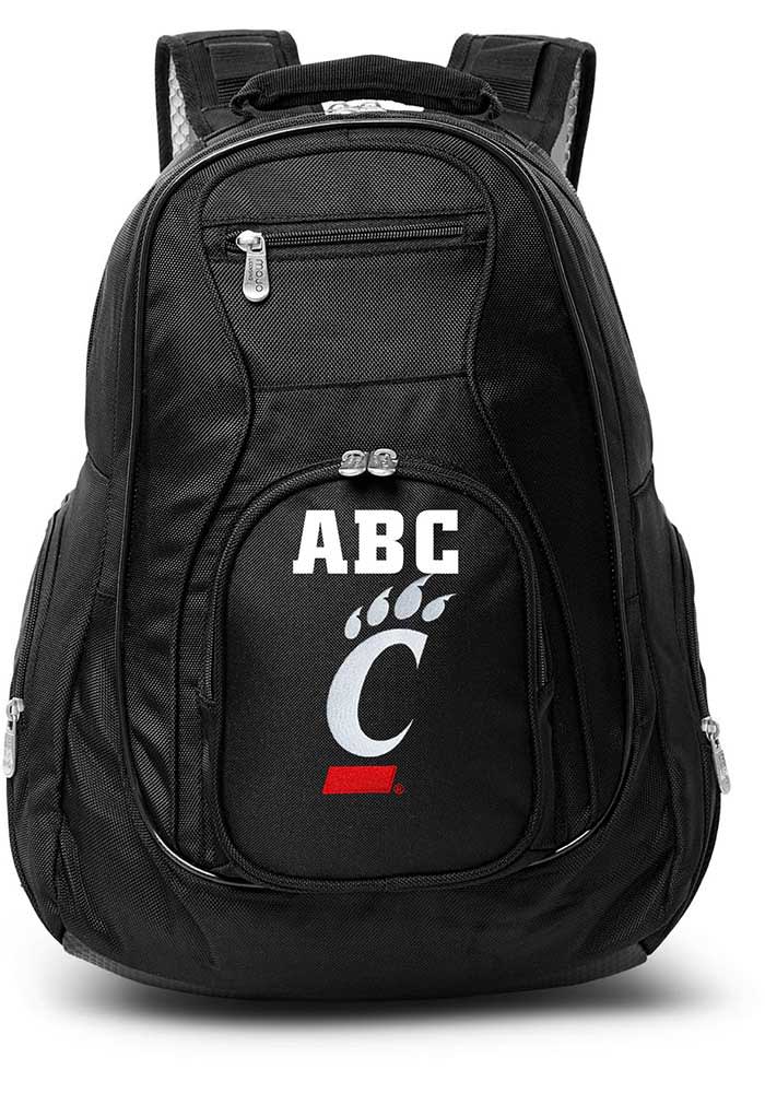 Cincinnati Bearcats Black Personalized Monogram Premium Backpack