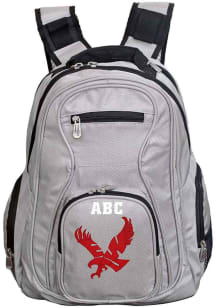 Eastern Washington Eagles Grey Personalized Monogram Premium Backpack