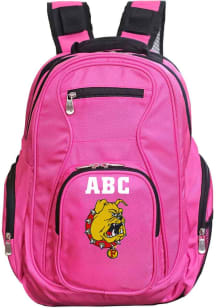 Ferris State Bulldogs Pink Personalized Monogram Premium Backpack