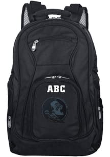 Florida State Seminoles Black Personalized Monogram Premium Backpack
