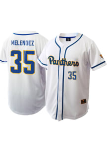 Jayden Melendez  Mens White Pitt Panthers NIL Jersey