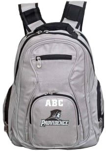 Providence Friars Grey Personalized Monogram Premium Backpack