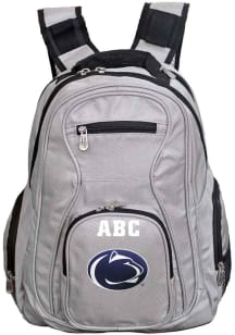 Penn State Nittany Lions Grey Personalized Monogram Premium Backpack