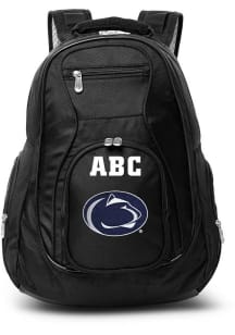 Penn State Nittany Lions Black Personalized Monogram Premium Backpack