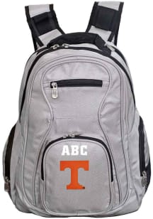 Tennessee Volunteers Grey Personalized Monogram Premium Backpack