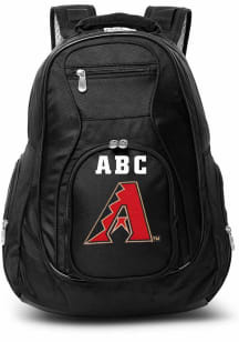 Arizona Diamondbacks Black Personalized Monogram Premium Backpack
