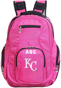 Kansas City Royals Pink Personalized Monogram Premium Backpack