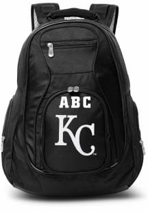 Kansas City Royals Black Personalized Monogram Premium Backpack