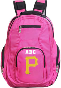 Pittsburgh Pirates Pink Personalized Monogram Premium Backpack
