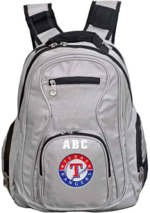 Texas Rangers Grey Personalized Monogram Premium Backpack