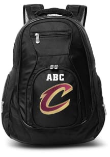 Cleveland Cavaliers Black Personalized Monogram Premium Backpack