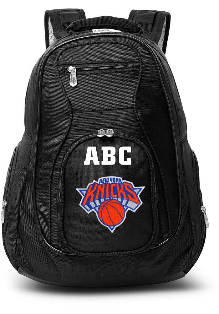 New York Knicks BLACK Personalized Monogram Premium Backpack  display picture 3