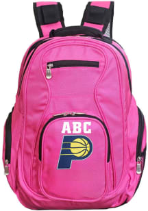 Indiana Pacers Pink Personalized Monogram Premium Backpack