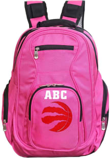 Toronto Raptors Pink Personalized Monogram Premium Backpack