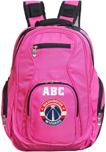 Washington Wizards Pink Personalized Monogram Premium Backpack