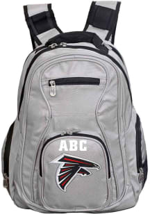 Arizona Cardinals Grey Personalized Monogram Premium Backpack