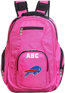 Buffalo Bills Pink Personalized Monogram Premium Backpack